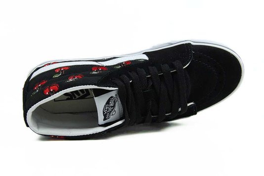 Tênis Feminino Vans SK8-Mid (Cherries) - Black
