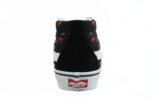 Tênis Feminino Vans SK8-Mid (Cherries) - Black