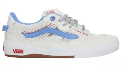 Tênis Feminino Vans Skate 2 Wayvee - Blanc/Azure Blue