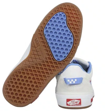 Tênis Feminino Vans Skate 2 Wayvee - Blanc/Azure Blue