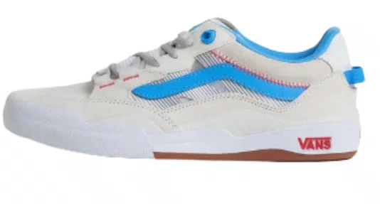 Tênis Feminino Vans Skate 2 Wayvee - Blanc/Azure Blue