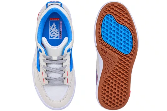 Tênis Feminino Vans Skate 2 Wayvee - Blanc/Azure Blue