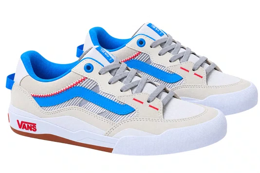 Tênis Feminino Vans Skate 2 Wayvee - Blanc/Azure Blue