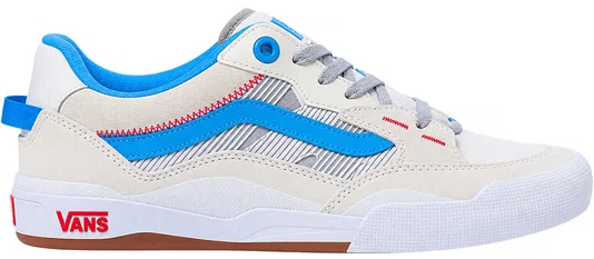 Tênis Feminino Vans Skate 2 Wayvee - Blanc/Azure Blue