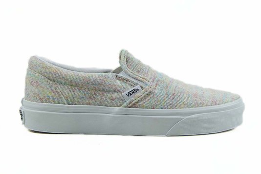 Tênis Feminino Vans Classic Slip-On (Rainbow Jersey) - ML/Trwht