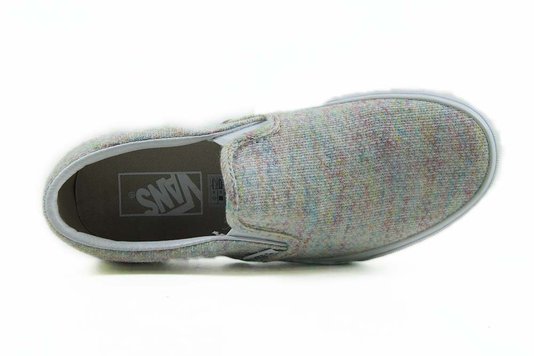 Tênis Feminino Vans Classic Slip-On (Rainbow Jersey) - ML/Trwht