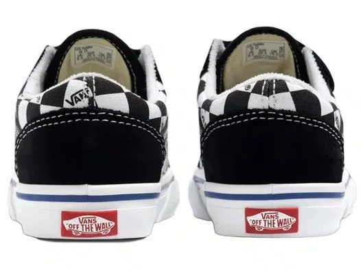 Tênis Infantil Old Skool V Logo - Check/Black/White