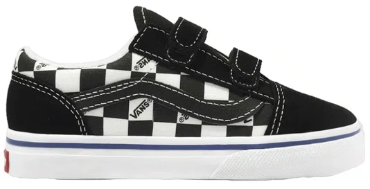 Tênis Infantil Old Skool V Logo - Check/Black/White