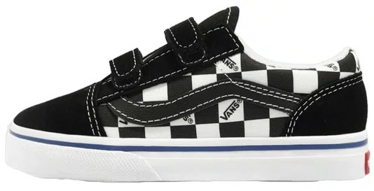 Tênis Infantil Old Skool V Logo - Check/Black/White