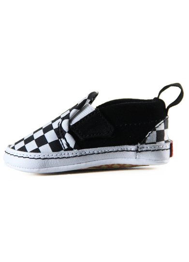Tênis Infantil Slip-On V Crib - Black/White