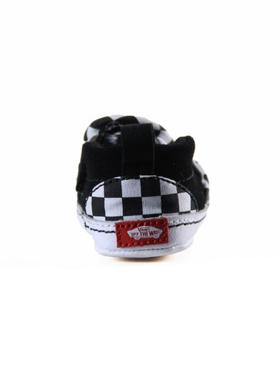 Tênis Infantil Slip-On V Crib - Black/White