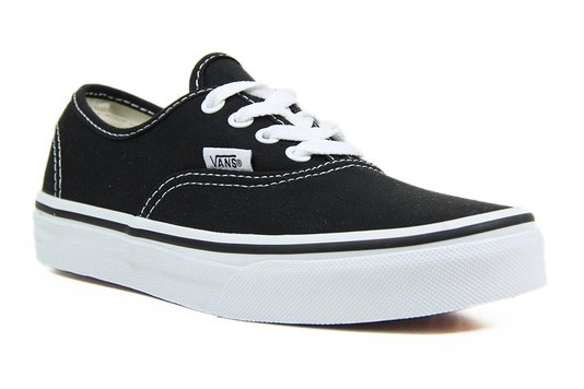 Tênis Infantil Vans Authentic - Black/White