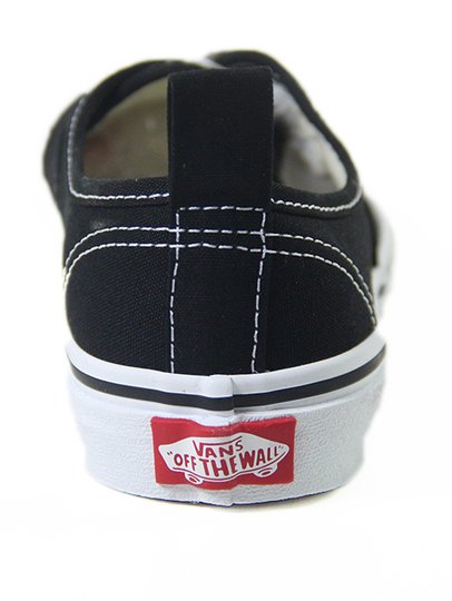 Tênis Infantil Vans Authentic Elastic - Black/White