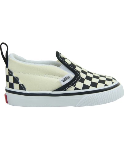 Tênis Infantil Vans Classic Slip-On V - Checkerboard Black/Wht
