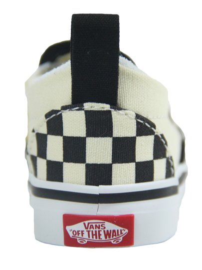 Tênis Infantil Vans Classic Slip-On V - Checkerboard Black/Wht