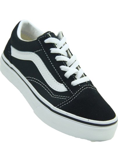Tênis Infantil Vans Old Skool - Black/White