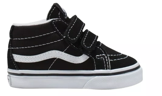 Tênis Infantil Vans Sk8 Mid Rissue V - Black/True White