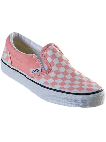 Tênis Infantil Vans Slip-On - Checkerboard Powder Pink