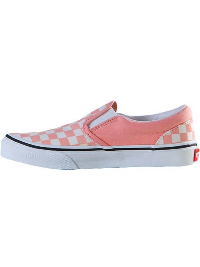 Tênis Infantil Vans Slip-On - Checkerboard Powder Pink