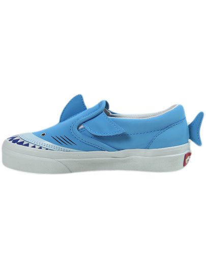 Tênis Infantil Vans Slip-On Shark - Blue/True White