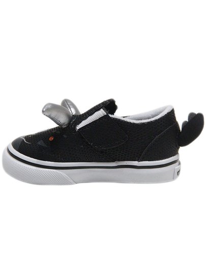 Tênis Infantil Vans Slip Triceratops Dino - Black/True White