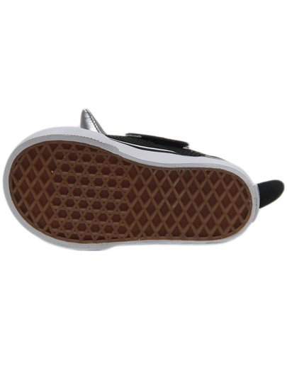 Tênis Infantil Vans Slip Triceratops Dino - Black/True White