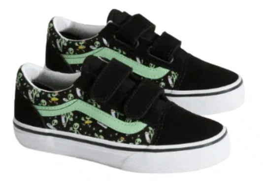 Tênis Juvenil Vans Old Skool V - Glow Cosmic