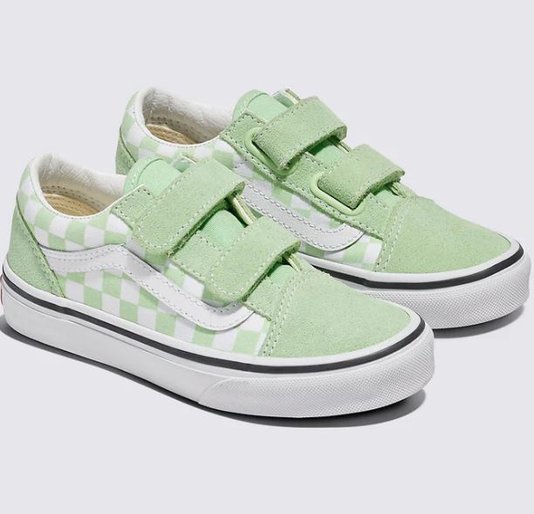 Tênis Juvenil Vans Old Skool V - Verde Claro