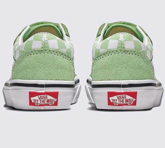 Tênis Juvenil Vans Old Skool V - Verde Claro