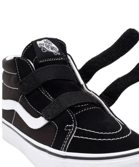 Tênis Juvenil Vans SK8 Mid Reissue V - Black/White