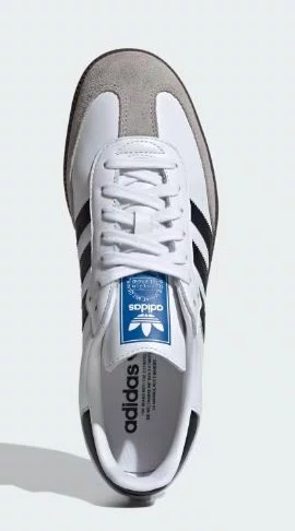 Tênis Masculino Adidas Samba - Branco/Marrom