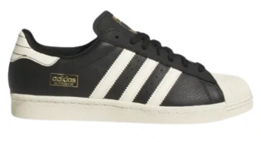Tênis Masculino Adidas Superstar 80 - Preto/Bege