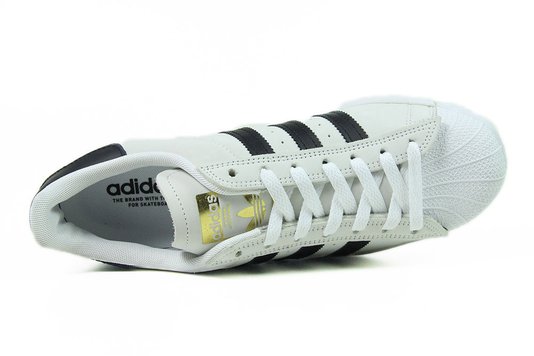 Tênis Masculino Adidas Superstar ADV 50 - White/Black/Gold
