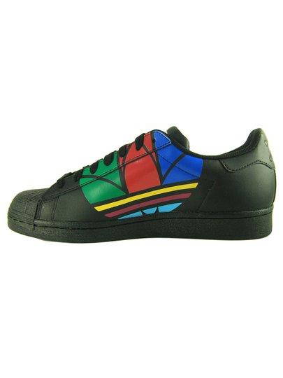 Tênis Masculino Adidas Superstar Pure - Preto/Vermelho/Azul