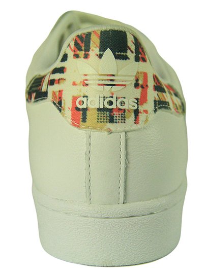 Tênis feminino Adidas Superstar W - Branco/Étnico