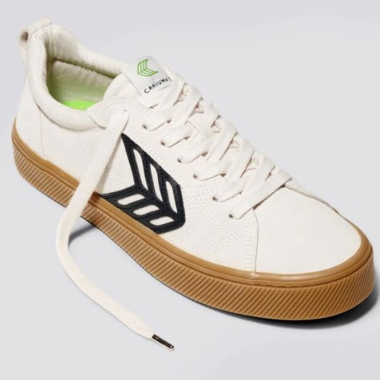 Tênis Masculino Cariuma Catiba Pro Skate - Gum Vintage White