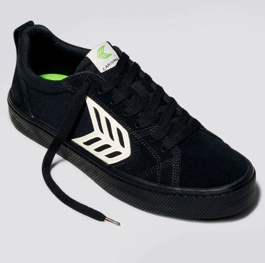Tênis Masculino Cariuma Catiba Pro Skate Ivory Logo - All Black