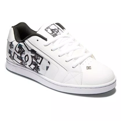 Tênis Masculino DC Aw Net - White/Black