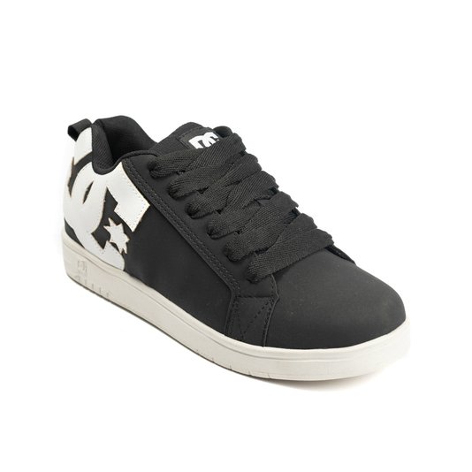 Tênis Masculino Dc Court Graffik - Black White