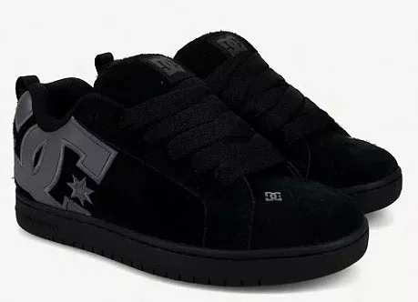 Tênis Masculino DC Court Graffik S Imp - Black/Grey