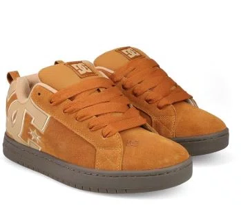 Tênis Masculino Dc Court Graffik Se Imp - Brown/Gum