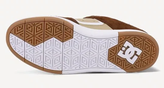 Tênis Masculino DC Cure - Brown/White