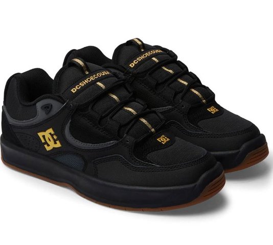 Tênis Masculino DC Kalynx Zero Importado - Black/Gold