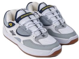 Tênis Masculino DC Kalynx Zero Importado - White/Grey