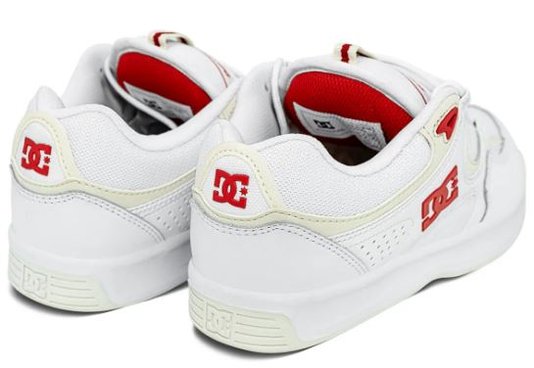 Tênis Masculino DC Kalynx Zero Importado - White/Red