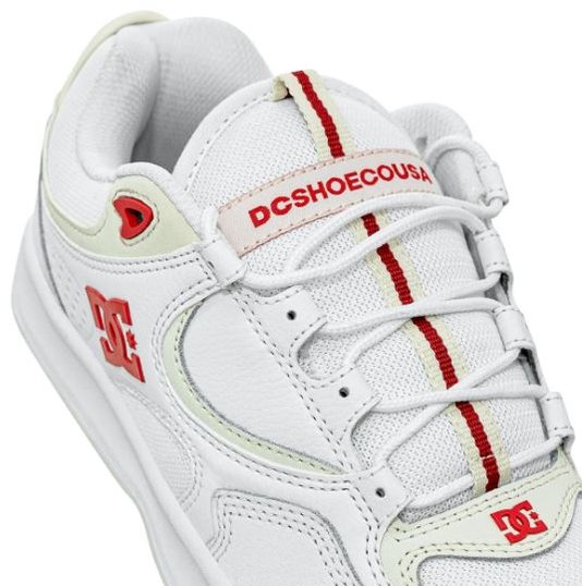 Tênis Masculino DC Kalynx Zero Importado - White/Red