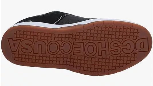 Tênis Masculino Dc Lynx Zero Importado - Black/White