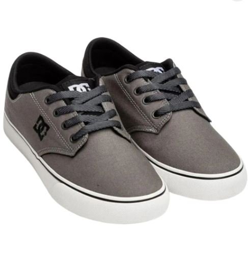 Tênis Masculino DC Plaza Lite 2 - Dark Grey/White