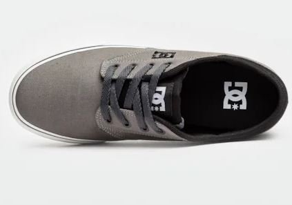 Tênis Masculino DC Plaza Lite 2 - Dark Grey/White