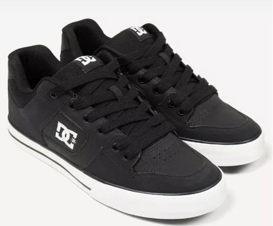Tênis Masculino DC Pure - Black/White